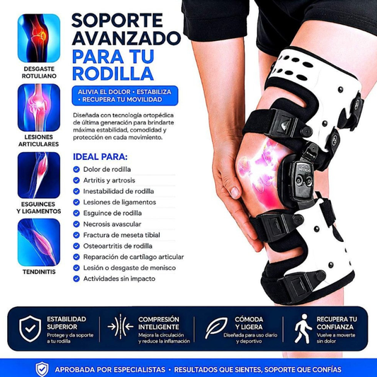 Rodillera Ortopédica de Soporte Avanzado